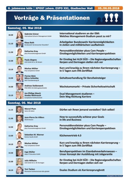 Der Messe-Guide zur 6. jobmesse köln