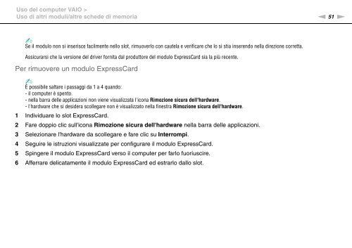 Sony VGN-NW20ZF - VGN-NW20ZF Mode d'emploi Italien