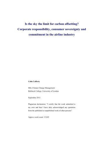 Dissertation Study on the Airline Industry - Qantas