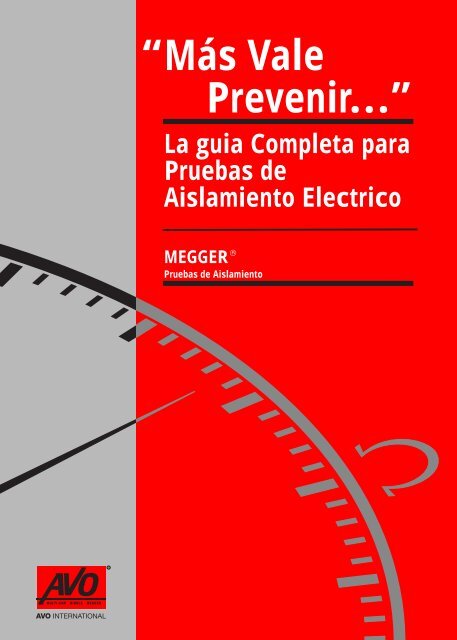 GUIA DE PRUEBAS AISLAMIENTO - MEGGER