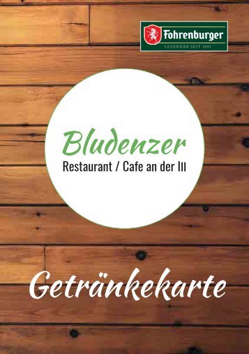 Bludenzer Getränkekarte Web