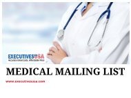 Medical Mailing List