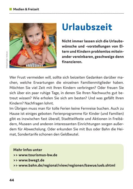 Aktion Kindertraum Eltern-Tipps Stuttgart 2018