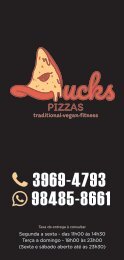 Cardápio Ducks Pizzas