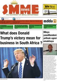 SMME NEWS - NOV 2016 ISSUE