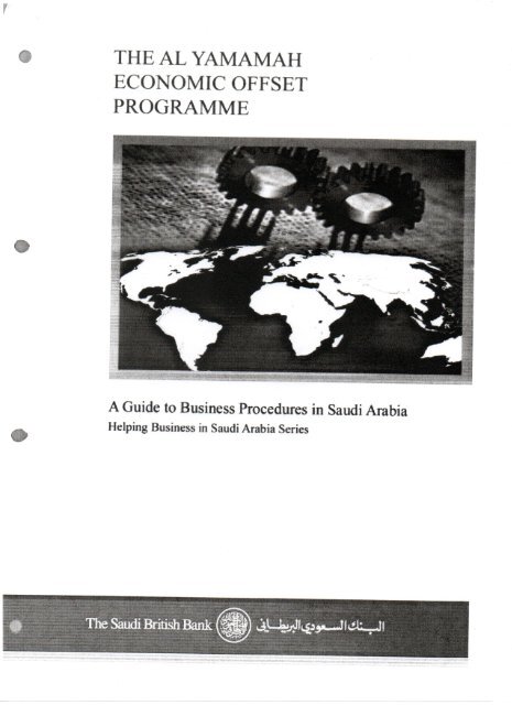 THE AL YAMAMAH ECONOMIC OFFSET PROGRAMME