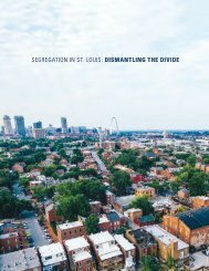 Segregation in St. Louis-Dismantling the Divide
