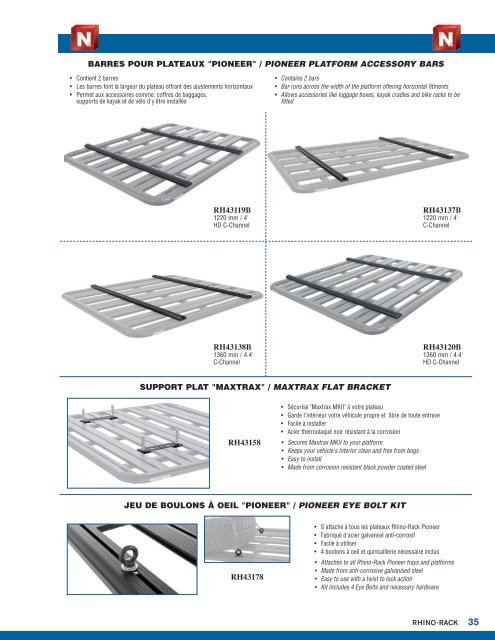 Catalogue Rhino-Rack 2018