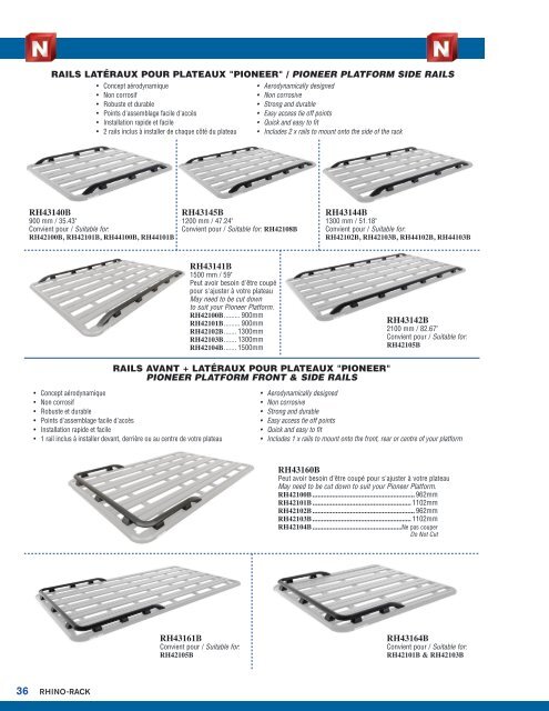 Catalogue Rhino-Rack 2018