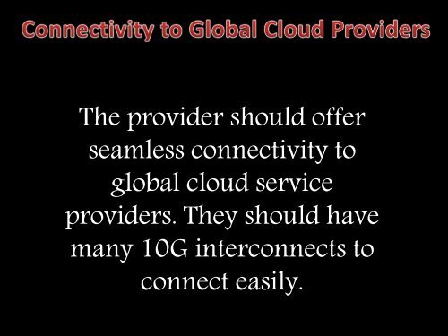 How to Get Right Cloud Connectivity