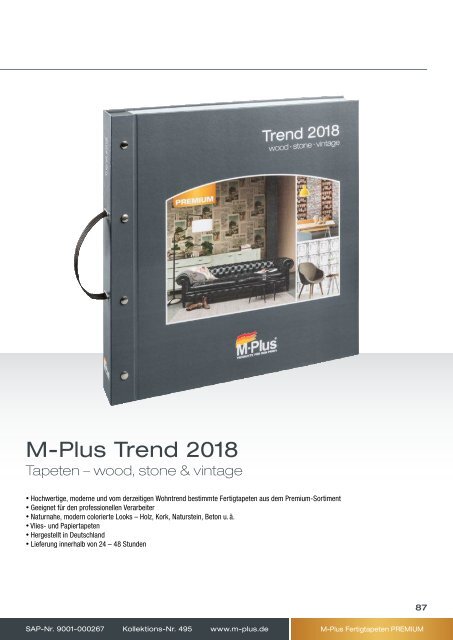 M-Plus Sortiment Tapeten 04/2018