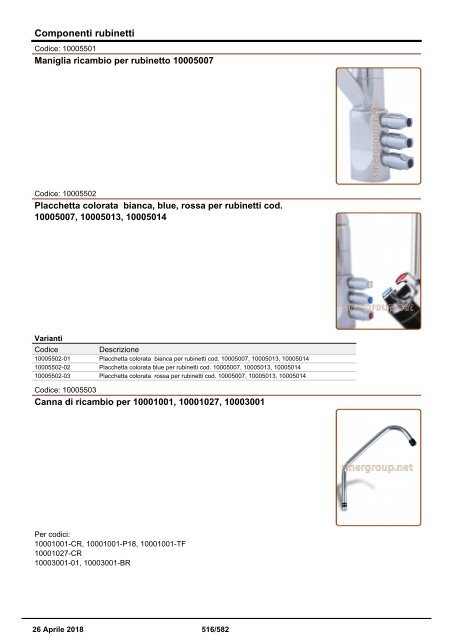 Depuratori Acqua Addolcitori Osmosi Catalogo Generale 26 Aprile 2018