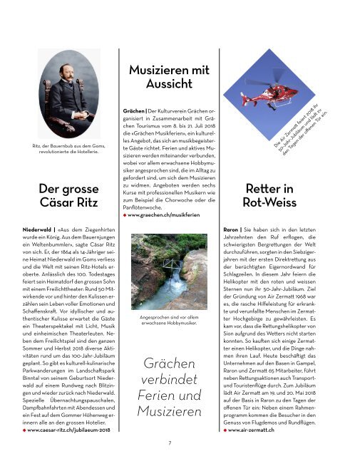 WALLIS Magazin - November 2018