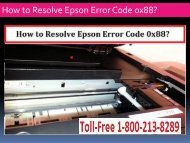 Epson Printer Error Code 0x88