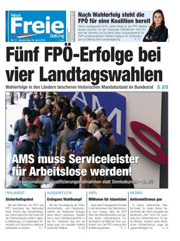 Fünf FPÖ-Erfolge bei vier Landtagswahlen