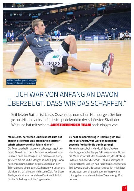 Doppel-Hallenheft Handball Sport Verein Hamburg - SG Flensburg Handewitt II - MTV Braunschweig