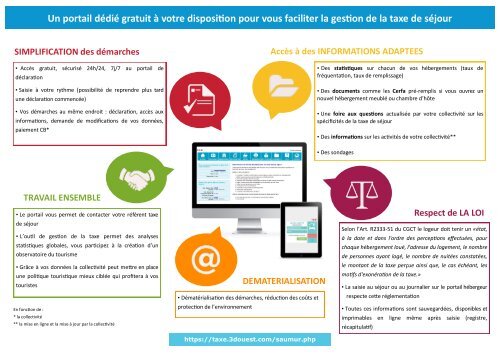 Télédéclarez la taxe de séjour