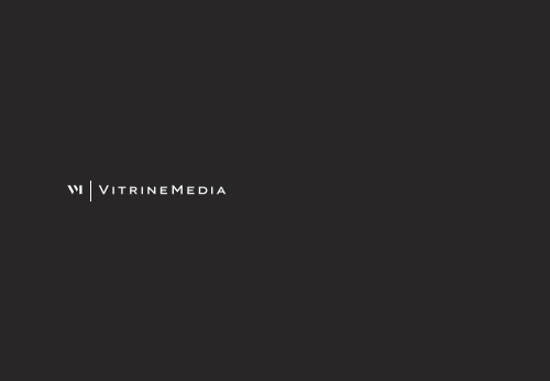 CATALOGUE 2018 VITRINEMEDIA