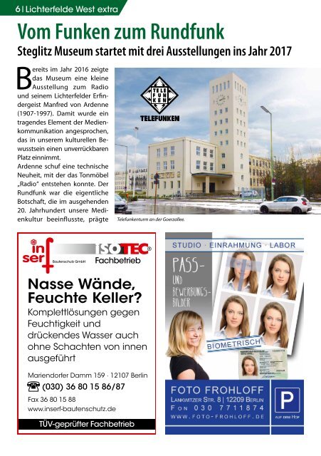 Lichterfelde West extra FEB/MRZ 2017