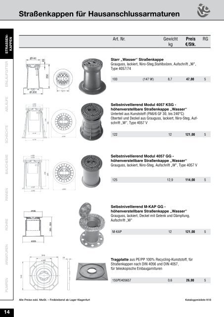 Preisliste K18 Stand small