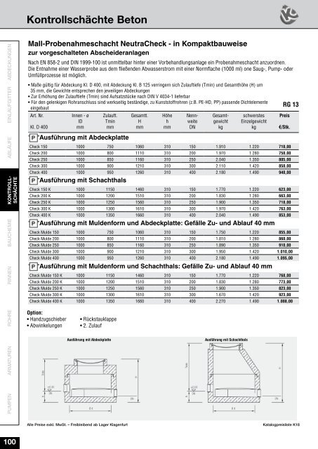 Preisliste K18 Stand 10-4-2018