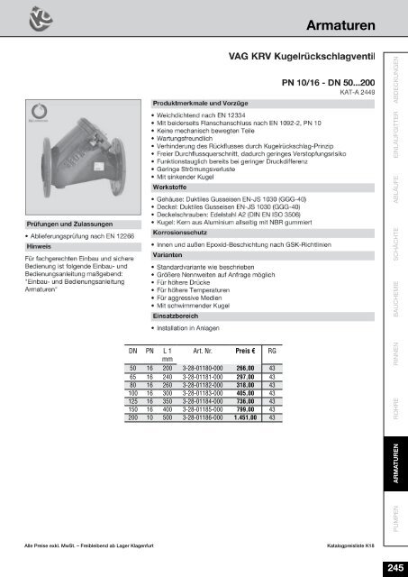 Preisliste K18 Stand 10-4-2018