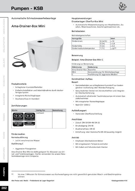 Preisliste K18 Stand 10-4-2018