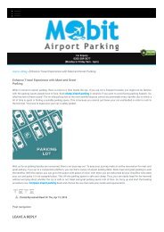 Enhance Travel Experience with Meet and Greet Parking
