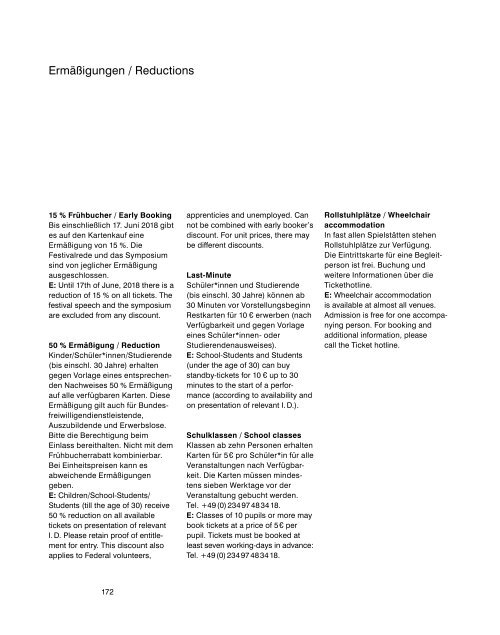 Ruhrtriennale Programmbuch 2018