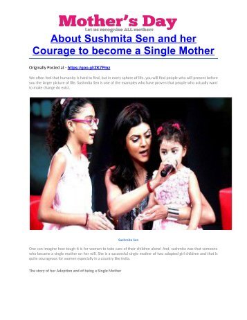 About Sushmita Sen