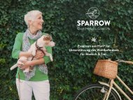 SPARROW CannaPet Firmenbroschüre