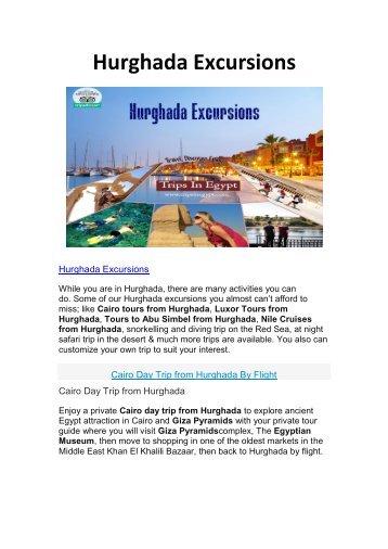 Hurghada Excursions