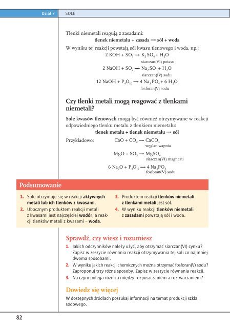 Świat chemii. Podręcznik klasa 8