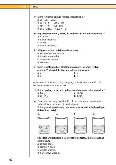 Świat chemii. Podręcznik klasa 8