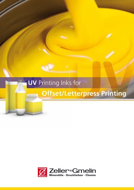 Offset/Letterpress Printing UV - Zeller+Gmelin GmbH