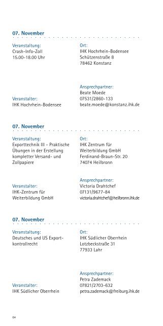 mit IHK/bwi-Sonderprojekten im Ausland - Baden ...