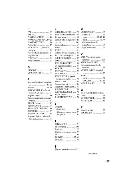 Sony DCR-SR55E - DCR-SR55E Mode d'emploi Roumain