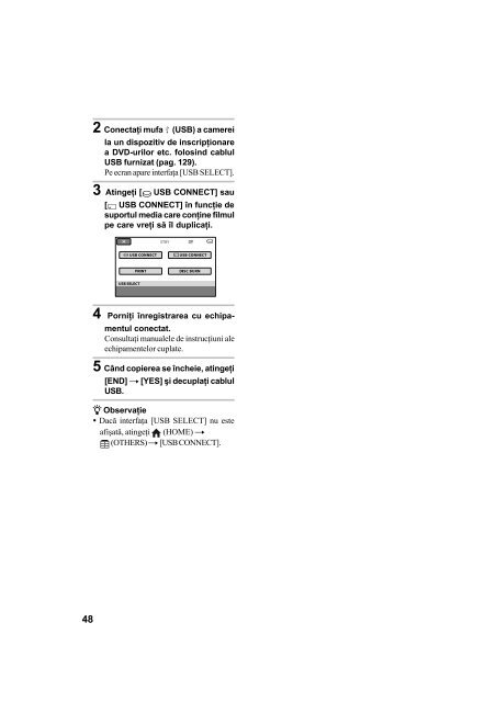 Sony DCR-SR55E - DCR-SR55E Mode d'emploi Roumain