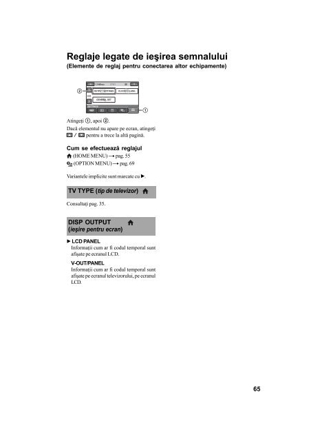 Sony DCR-SR55E - DCR-SR55E Mode d'emploi Roumain