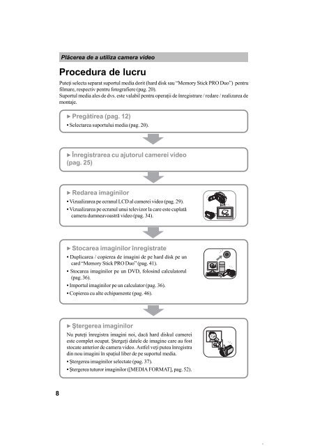 Sony DCR-SR55E - DCR-SR55E Mode d'emploi Roumain