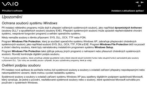 Sony VGN-B1XP - VGN-B1XP Manuale software Ceco