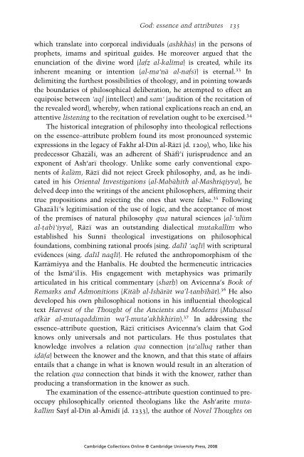 Abdal Hakim Murad - The Cambridge Companion to Islamic Theology