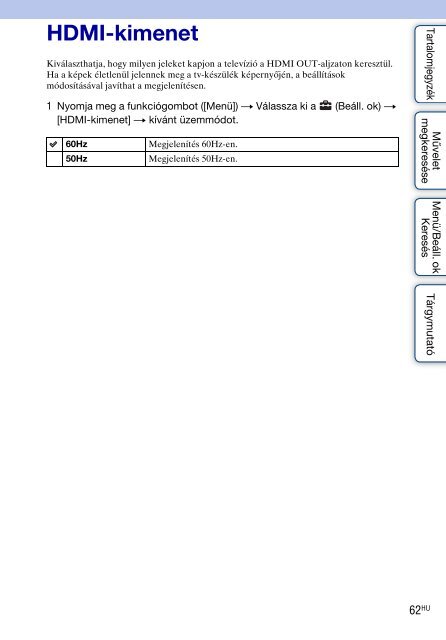 Sony MHS-FS2 - MHS-FS2 Istruzioni per l'uso Ungherese