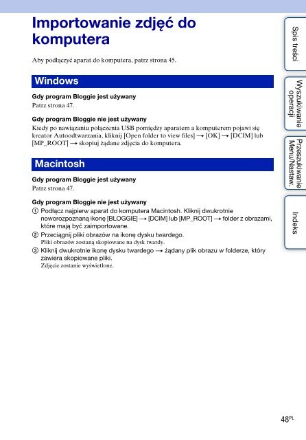 Sony MHS-FS2 - MHS-FS2 Istruzioni per l'uso Polacco