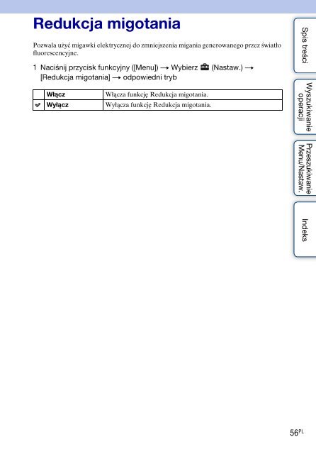 Sony MHS-FS2 - MHS-FS2 Istruzioni per l'uso Polacco