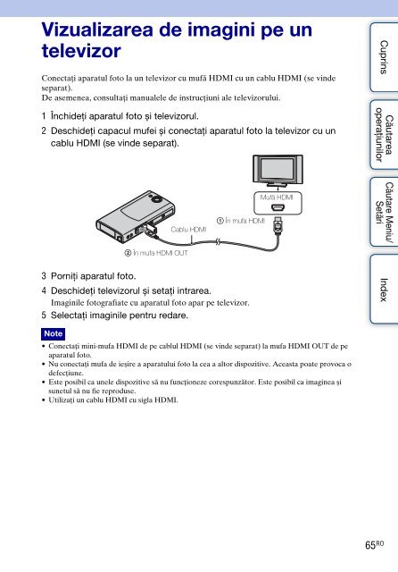 Sony MHS-FS2 - MHS-FS2 Istruzioni per l'uso Rumeno