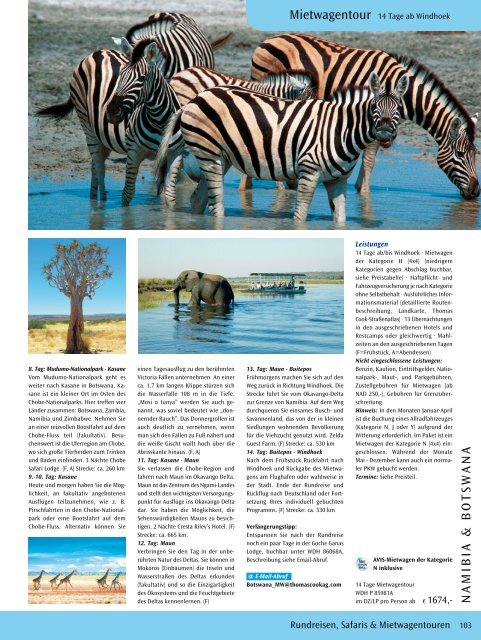 THOMASCOOK AfrikaArabienIndischerOzean So12