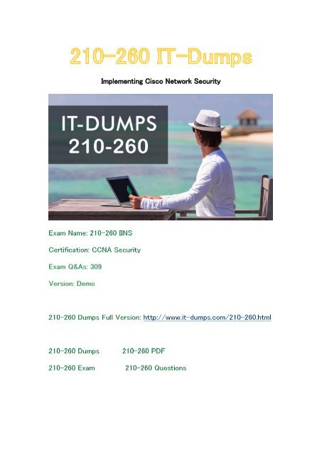 New IT-Dumps 210-260 Free Dumps Download