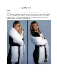 Stylist Fur Stole