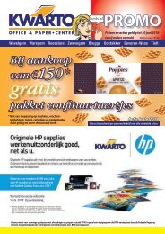 Kwarto promofolder geldig tot 30/06/18